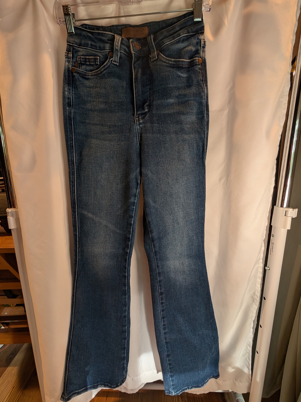 Women's Dark Blue Denim Bootcut Jeans